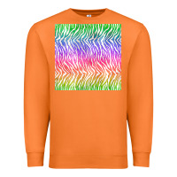 Carrot watercolor rainbow tiger seamless pattern Premium Sweatshirt - BundleAndBundleShop