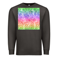 Smoke watercolor rainbow tiger seamless pattern Premium Sweatshirt - BundleAndBundleShop