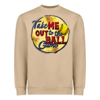 Mushroom take me out to the ball game softball Heavyweight Sweatshirt - CowGirlArtShop