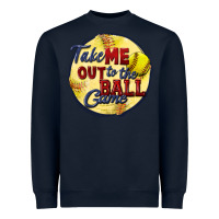 Take Me Out To The Ball Game Softball Heavyweight Sweatshirt | Teevron