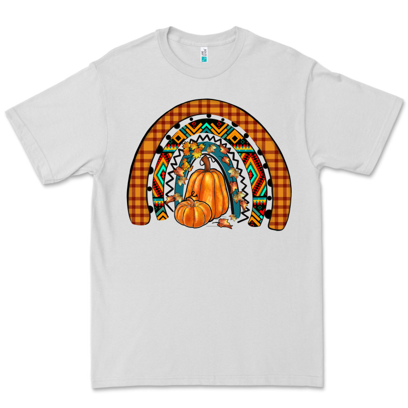 Fall Pumpkin Rainbow Premium Tee by JahusDesignShop | Teevron