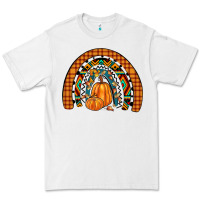 White fall pumpkin rainbow Premium Tee - JahusDesignShop