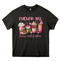 Asphalt fueled by jesus and coffee Heavy Core Tee - MaliasSmallBusiness