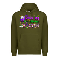 Army Green Pour me something mister Premium Hoodie - FaDigitalArtStudio
