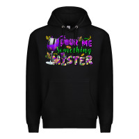 Black Pour me something mister Premium Hoodie - FaDigitalArtStudio