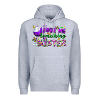 Heather Grey Pour me something mister Premium Hoodie - FaDigitalArtStudio