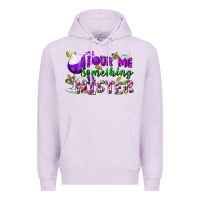 Lilac Pour me something mister Premium Hoodie - FaDigitalArtStudio