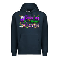Navy Pour me something mister Premium Hoodie - FaDigitalArtStudio