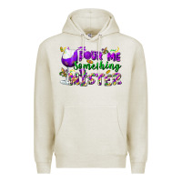 Oatmeal Heather Pour me something mister Premium Hoodie - FaDigitalArtStudio