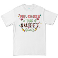 White my class is full of sweet hearts Premium Tee - MaliasSmallBusiness