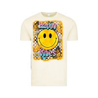 Vintage Arctic happy vibes smiley face Vintage Tee - BarkalooDesign