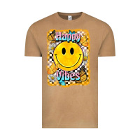 Vintage Camel happy vibes smiley face Vintage Tee - BarkalooDesign