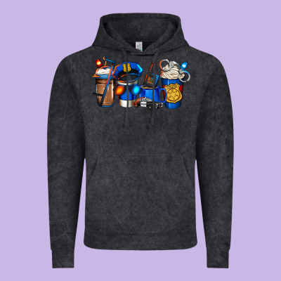 Police Coffee Vintage Hoodie Designed By Jasminsmagicworld