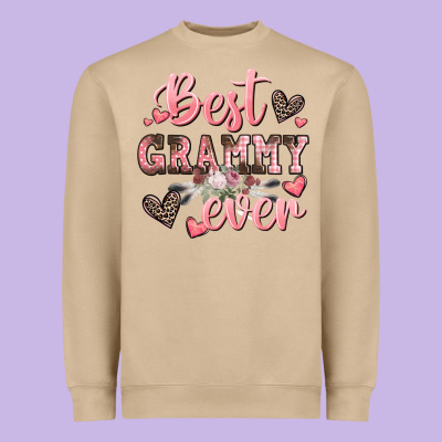 Best Grammy Ever Mother's Day Heavyweight Sweatshirt Designed By Cowgirlartshop