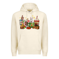 Tofu Christmas coffee cups with Bull Terrier Premium Hoodie - RanaPortraitStore