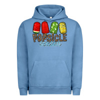 Pigment Pebble Blue popsicle season Urban Hoodie - RacoonDesign