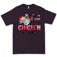 Plum i see you chicken out Premium Tee - MaliasSmallBusiness