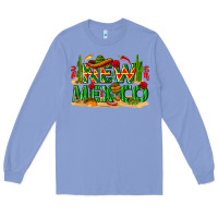 Colony Blue New Mexico Long Sleeve Tee - texasbilliewilder
