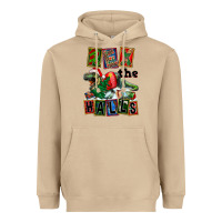 Mushroom Rex The Halls Heavyweight Hoodie - FaDigitalArtStudio
