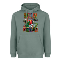 Sage Rex The Halls Heavyweight Hoodie - FaDigitalArtStudio