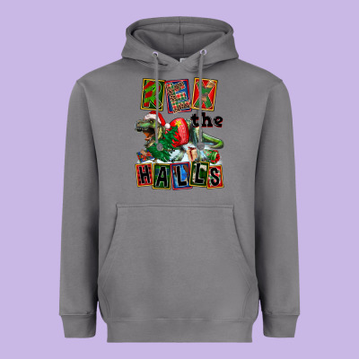 Rex The Halls Heavyweight Hoodie Designed By Fadigitalartstudio