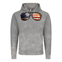 Cloud Rock amerıcan flag glasses Vintage Hoodie - BarkalooDesign