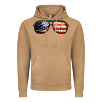 Vintage Camel amerıcan flag glasses Vintage Hoodie - BarkalooDesign
