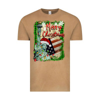 Vintage Camel merry christmas  statue of liberty Vintage Tee - BarkalooDesign