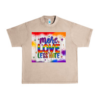 French Oak more love less hate tumbler Urban Heavy Tee - JahusDesignShop