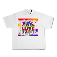Lunar Rock more love less hate tumbler Urban Heavy Tee - JahusDesignShop
