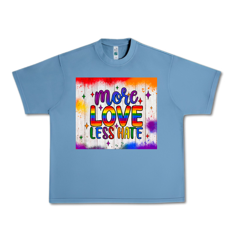 More Love Less Hate Tumbler Urban Heavy Tee by JahusDesignShop | Teevron