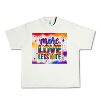 Pistachio more love less hate tumbler Urban Heavy Tee - JahusDesignShop