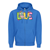 True Royal Easter Day Love Easter gnome Zipper Hoodie - OliviaCreatesArt