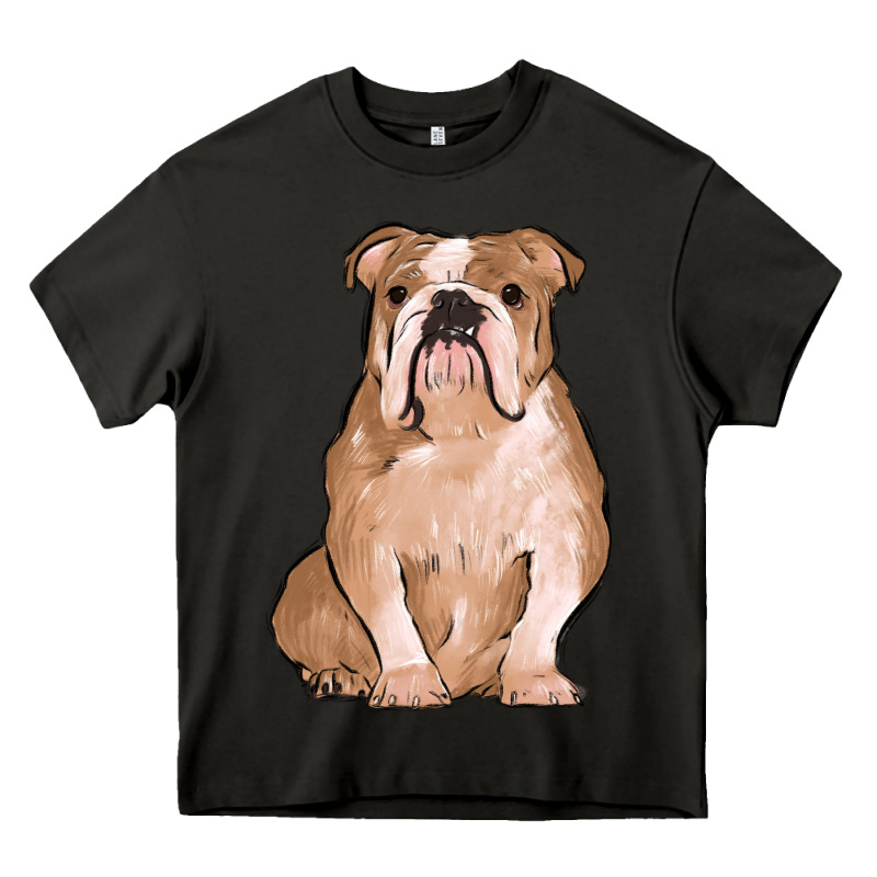 Bulldog Heavy Core Tee by MaliasSmallBusiness | Teevron