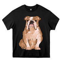 Black bulldog Heavy Core Tee - MaliasSmallBusiness