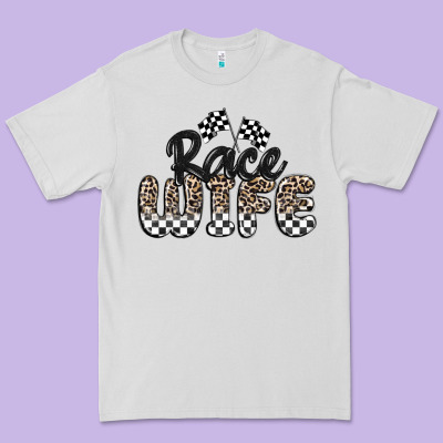Race Wife Premium Tee Designed By Maliassmallbusiness