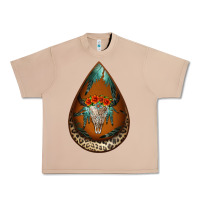 Burro leopard bullskull teardrop earrings Urban Heavy Tee - Jasminsmagicworld