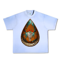 Grape Ice leopard bullskull teardrop earrings Urban Heavy Tee - Jasminsmagicworld