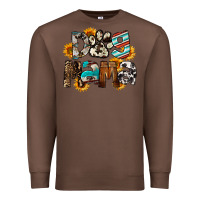 Chestnut Dog Mama Premium Sweatshirt - FaDigitalArtStudio