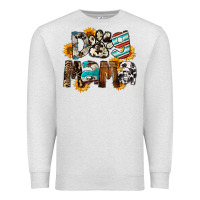 Oatmeal Heather Dog Mama Premium Sweatshirt - FaDigitalArtStudio