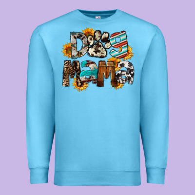 Dog Mama Premium Sweatshirt Designed By Fadigitalartstudio