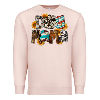 Pale Pink Dog Mama Premium Sweatshirt - FaDigitalArtStudio