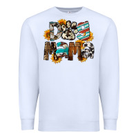 White Dog Mama Premium Sweatshirt - FaDigitalArtStudio