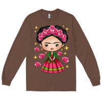 Chestnut Mexican Girl Long Sleeve Tee - texasbilliewilder