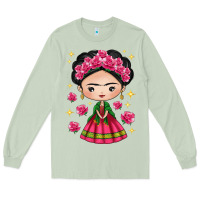 Matcha Mexican Girl Long Sleeve Tee - texasbilliewilder