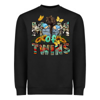 Black mom of twins boys mother's day Heavyweight Sweatshirt - CowGirlArtShop