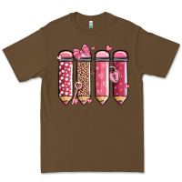 Cacao valentine' day teacher school pencils Premium Tee - MaliasSmallBusiness