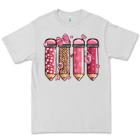 Dove Grey valentine' day teacher school pencils Premium Tee - MaliasSmallBusiness