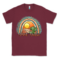 Burgundy desert darlin' rainbow Classic Tee - JahusDesignShop