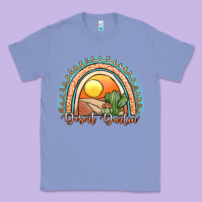 Desert Darlin' Rainbow Classic Tee Designed By Jahusdesignshop